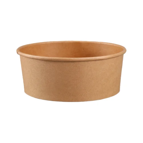 Salad Bowl 1100ml S · Round Kraft Salad Bowls (lids) · product image